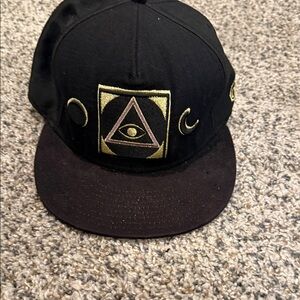 Alternative Intelligence Mens Eye patch  Fitted 7 1/2 Snapback Hat